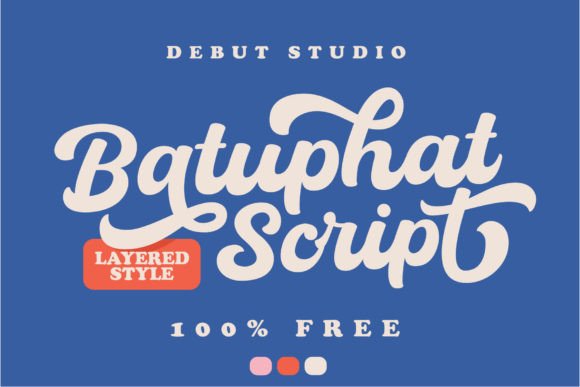 Batuphat: A Bold Script for Web Design