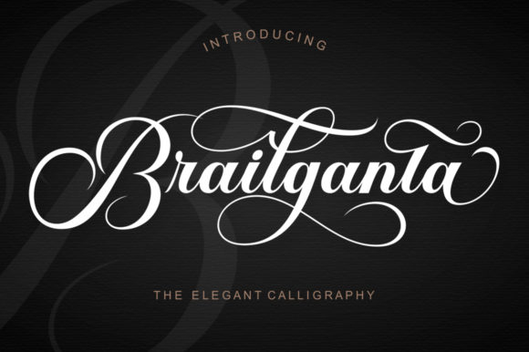 Brailganta Script: A Delicate Design Star