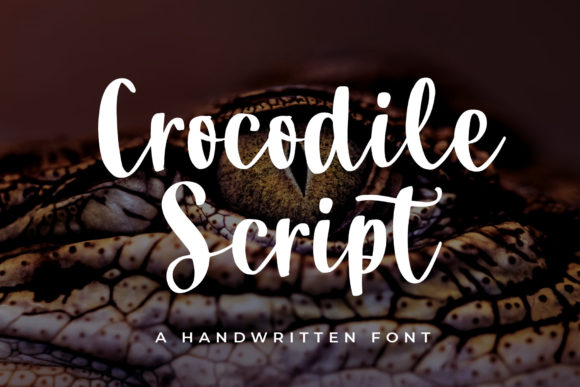 Crocodile Script: Elegant Font for Campaigns