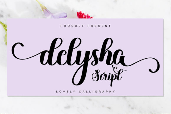 Delysha Script: A Bold Handwritten Font