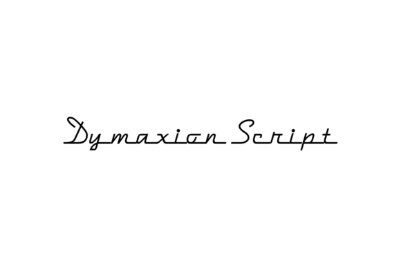 Dymaxion Script Font
