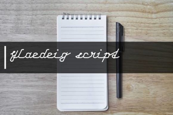 Glaedeig Script Font
