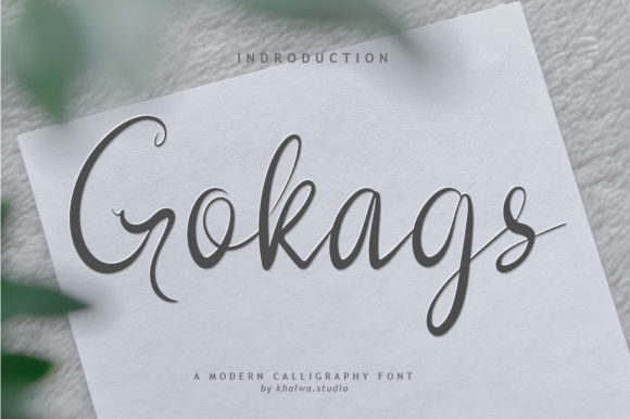 Gokags Script: A Timeless Handwritten Font