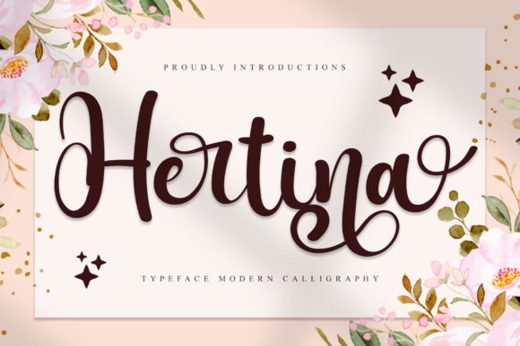 Hertina Script: A Stylish Font for Business