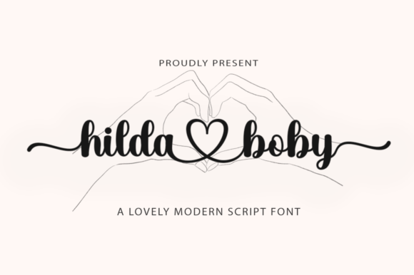 Hilda Boby Script: A Luxurious Touch