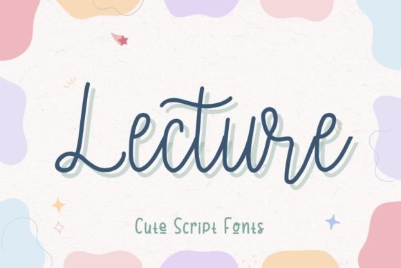 Lecture: A Cute Handwritten Script Font