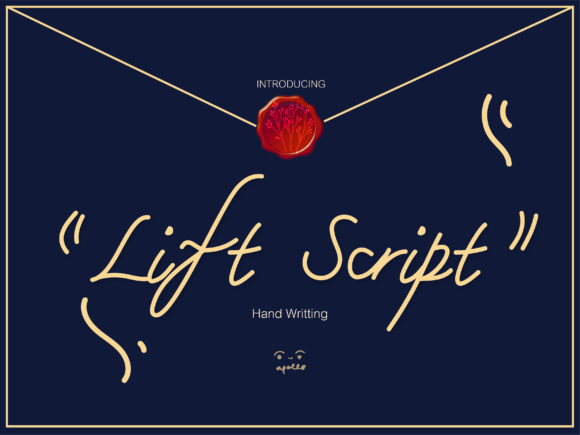 Lift Script: A Stylish Font for Creative Projects
