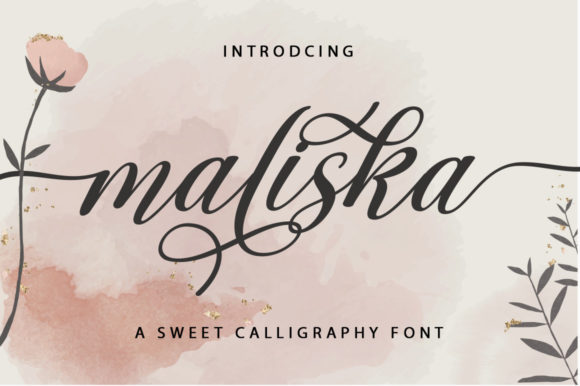 Maliska Script: Elegant Font for Craft Creators