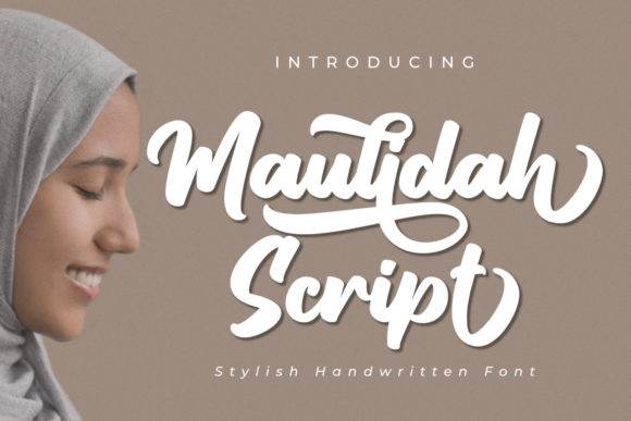 Maulidah Script: A Classy Handwritten Font