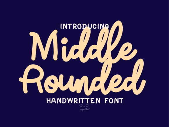 Middle Rounded Script: A Romantic Handwritten Font