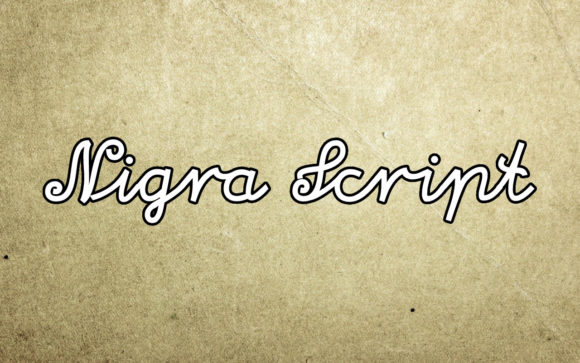 Nigra Script: A Flowing Typeface