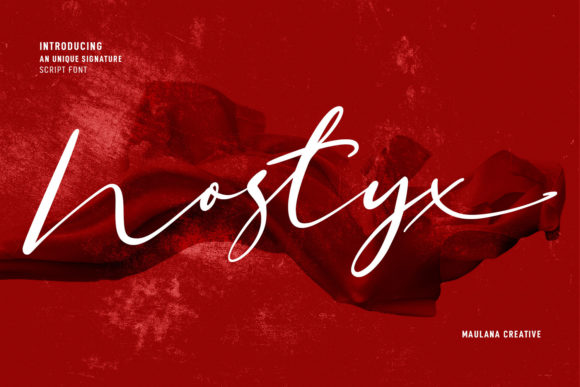 Nostyx Script: A Stylish Font for Digital Marketing