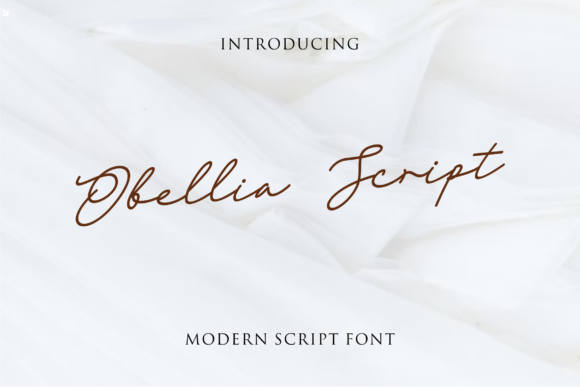 Obellia Script: A Delicate Display Font
