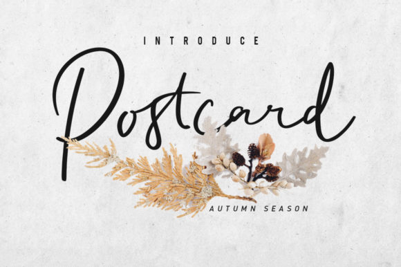 Postcart Script: A Elegant Font for Creative Projects