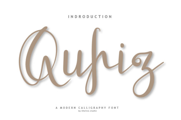 Qufiz Script: A Beautiful Font for Your Brand