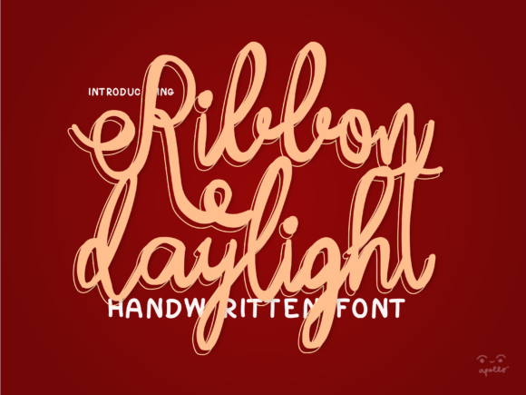 Ribbon Daylight Script: A Flowing Font for Creative Brands
