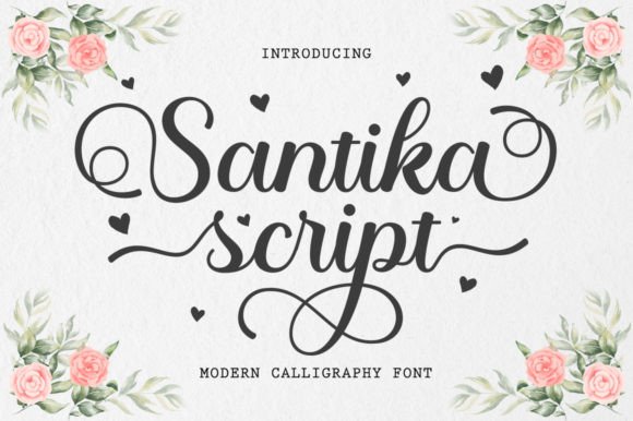 Santika Script: A Elegant Font for Creative Projects