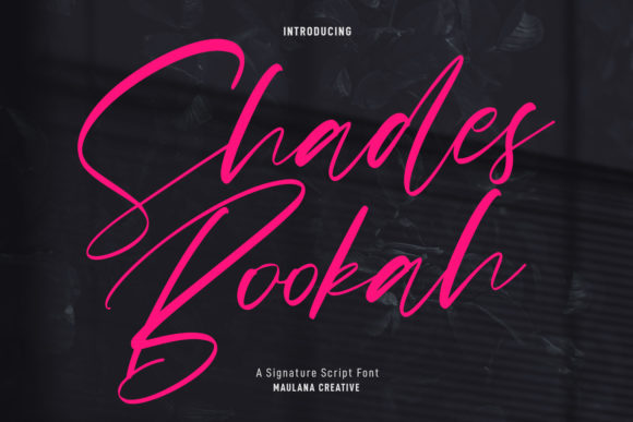 Shades Bookah Script Font