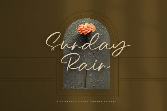 Sunday Rain - Script Font