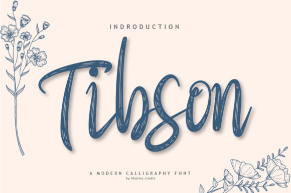 Tibson Script: A Beautiful Handwritten Font for Crafters