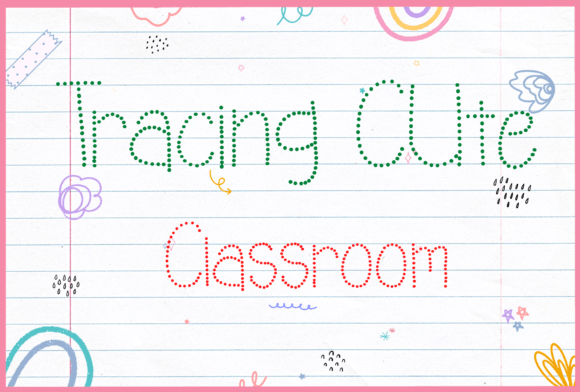 Tracing Cute Font for Business