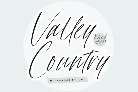 Valley Country Script: A Font for Creative Campaigns