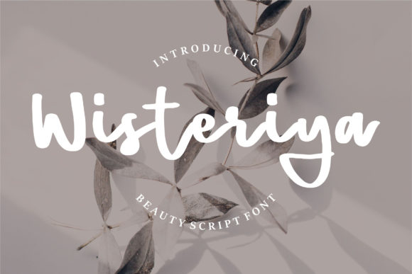 Wisteriya Script: A Beautiful Font for Elegant Design